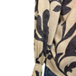 Printed Rayon Challis Top Natural Ash