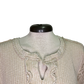 Rib Knit Mineral Washed Top Khaki
