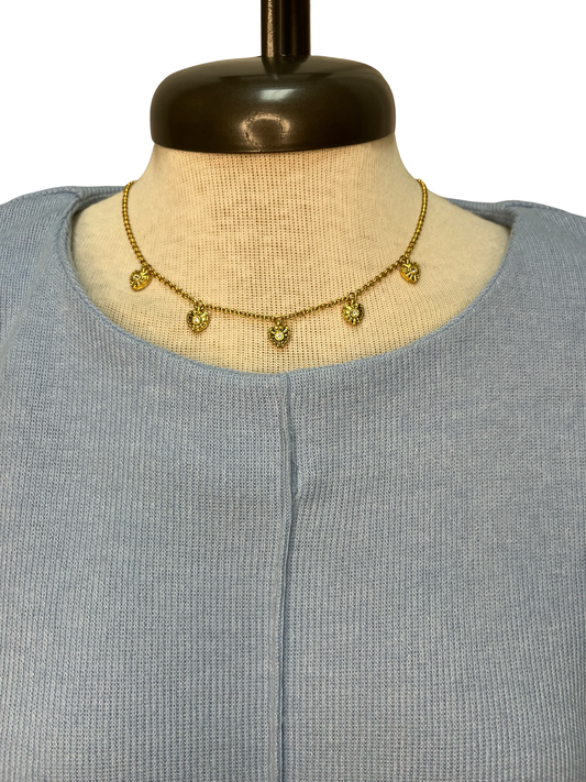 Cap Sleeve Sleeveless Top Lt Blue