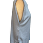 Cap Sleeve Sleeveless Top Lt Blue