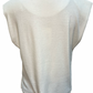 Cap Sleeve Sleeveless Top Off White