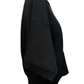 Contrast Trim V Neck Top Black