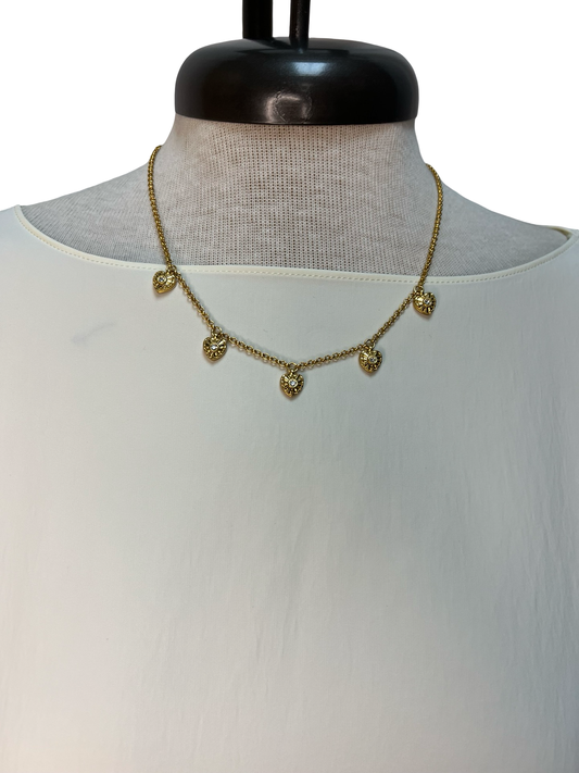 Wide Neckline Sleeve Cuff Top Cream