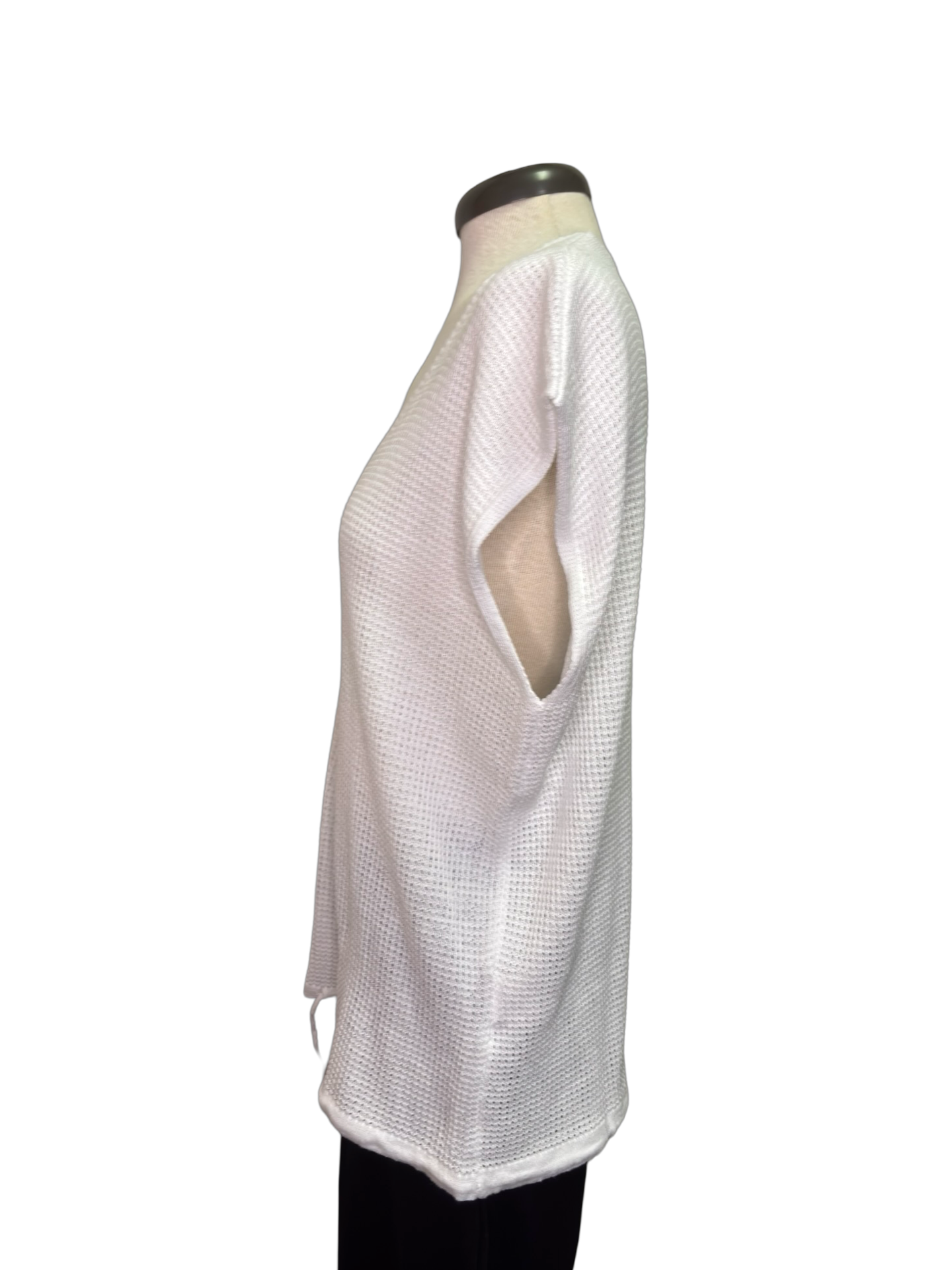 Flossie Drawstring Hem Knit Tee One Size
