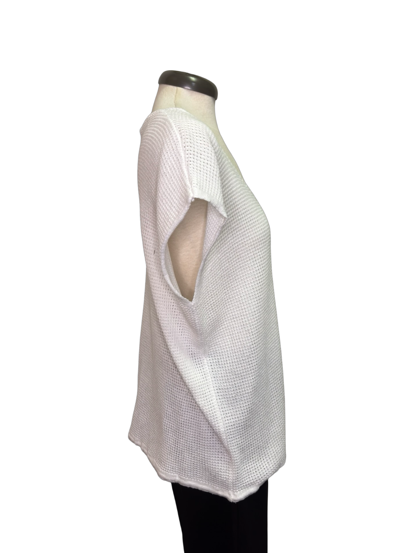 Flossie Drawstring Hem Knit Tee One Size
