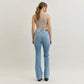 Judy Blue MR Bootcut Contrast Wash & Front Patch Pocket Jean
