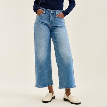 Judy Blue MR Claudia Ankle Wide MD Ease Blue Jean