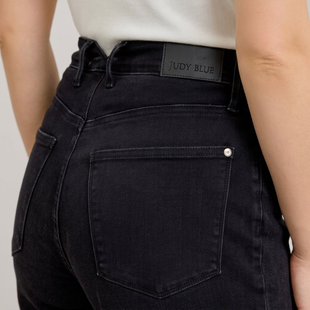 Judy Blue HW Marlow Trouser Arc Rigid Magic Black Jean
