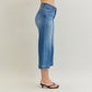 Judy Blue MR Wide Crop Vintage Pockets & Wide Hem Jean