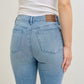 Judy Blue MR Bootcut Contrast Wash & Front Patch Pocket Jean