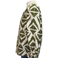 Bold Print V Neck Olive