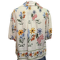 Floral Print Button Up Blouse Ivory