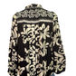 Long Sleeve Ruffled Neck Blouse