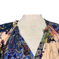 Mixed Print Long Sleeve Top Midnight