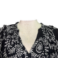 Short Puff Sleeve Top Black