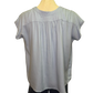 Short Sleeve Smocked Top Lt Blue