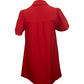 Button Down Mini Dress Red