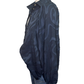 Button Down Textured Top Navy