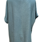 Dolman Sleeve Knit Top Blue