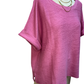 Dolman Sleeve Knit Top Pink