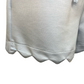 Elastic Waist Scallop Shorts Blue