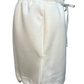 Elastic Waist Scallop Shorts Ivory