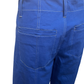 High Rise Stitch Seamed Crop Pants Royal Blue