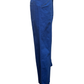 High Rise Stitch Seamed Crop Pants Royal Blue