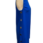 Sleeveless Shift Mini Dress Blue
