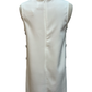 Sleeveless Shift Mini Dress White