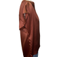 V Neck Drop Satin Blouse Brick