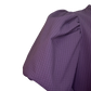 V Neck Puff Sleeve Top Purple