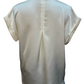 V Neck Short Sleeve Blouse