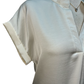 V Neck Short Sleeve Blouse