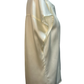 V Neckline Cap Sleeve Top Cream