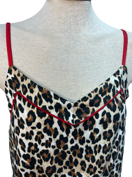 Holiday Dreams Leopard Print Shorts PJ Set