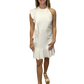 White Side Ruffles Dress