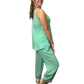 Sequoia Linen Sleeveless Top Aqua