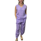 Sequoia Linen Sleeveless Top Lilac