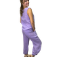 Sequoia Linen Sleeveless Top Lilac