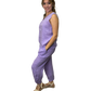 Sequoia Linen Sleeveless Top Lilac