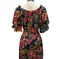 Floral Smocked Waist Midi Dress