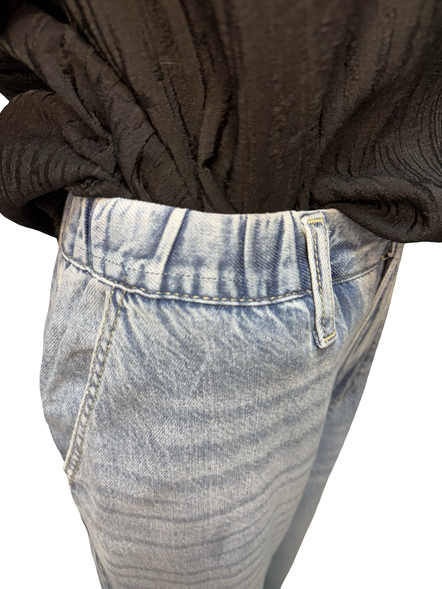 Judy Blue HW Featherweight Baggy Elasticated WB Jeans