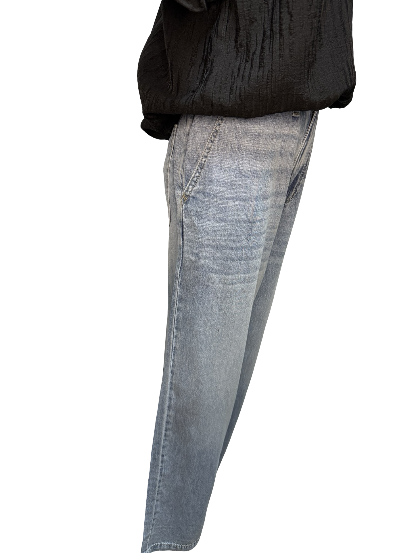 Judy Blue HW Featherweight Baggy Elasticated WB Jeans