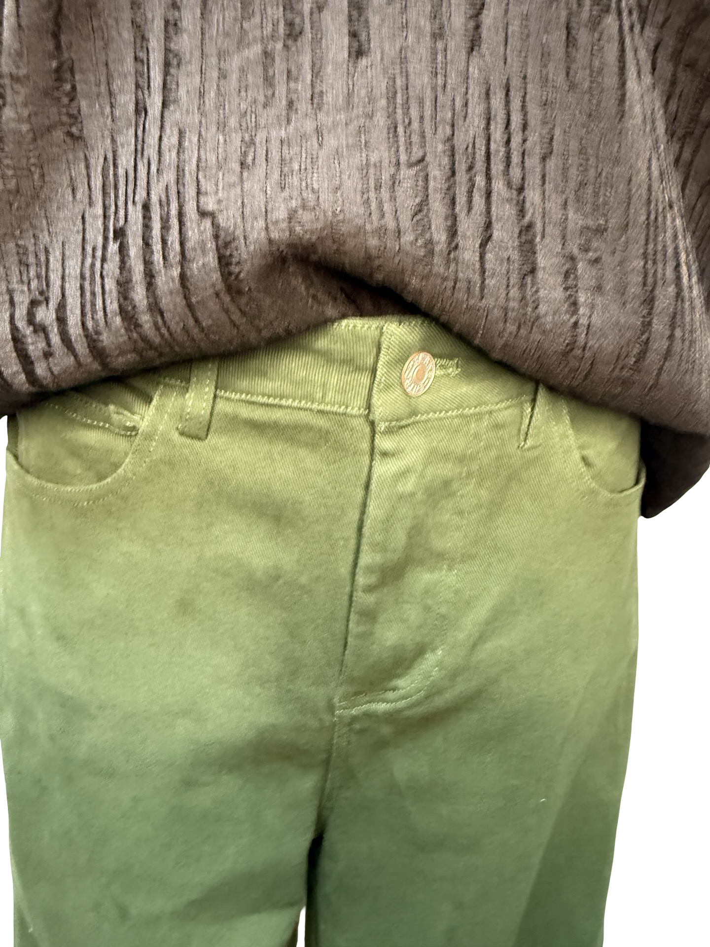 Crop Pant Forest Green