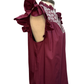 Howdy Maroon Embroidered Blouse