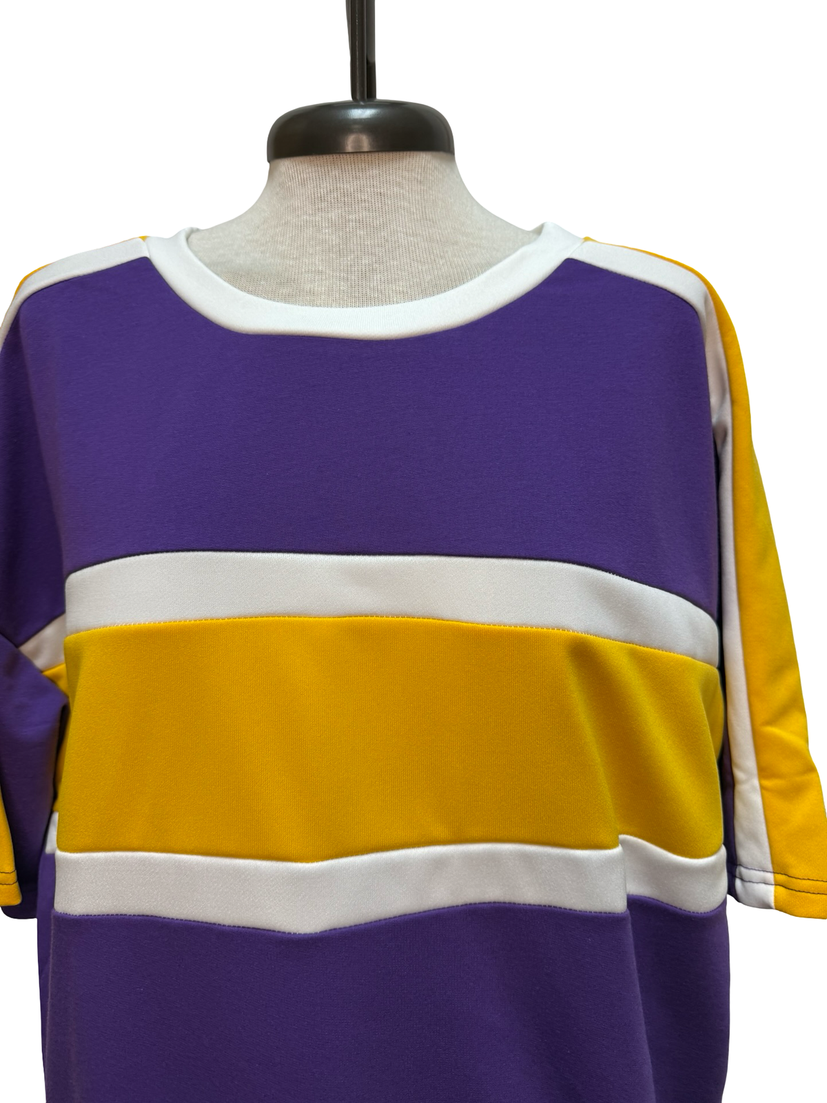 Gameday Colorblock Short Sleeve Top Purple/Gold