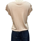 Cowl Neck Combo Blouse Champagne