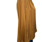 Split Neck Long Sleeve Blouse Apple Cider