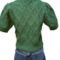 Short Puff Sleeve Sweater Pine
